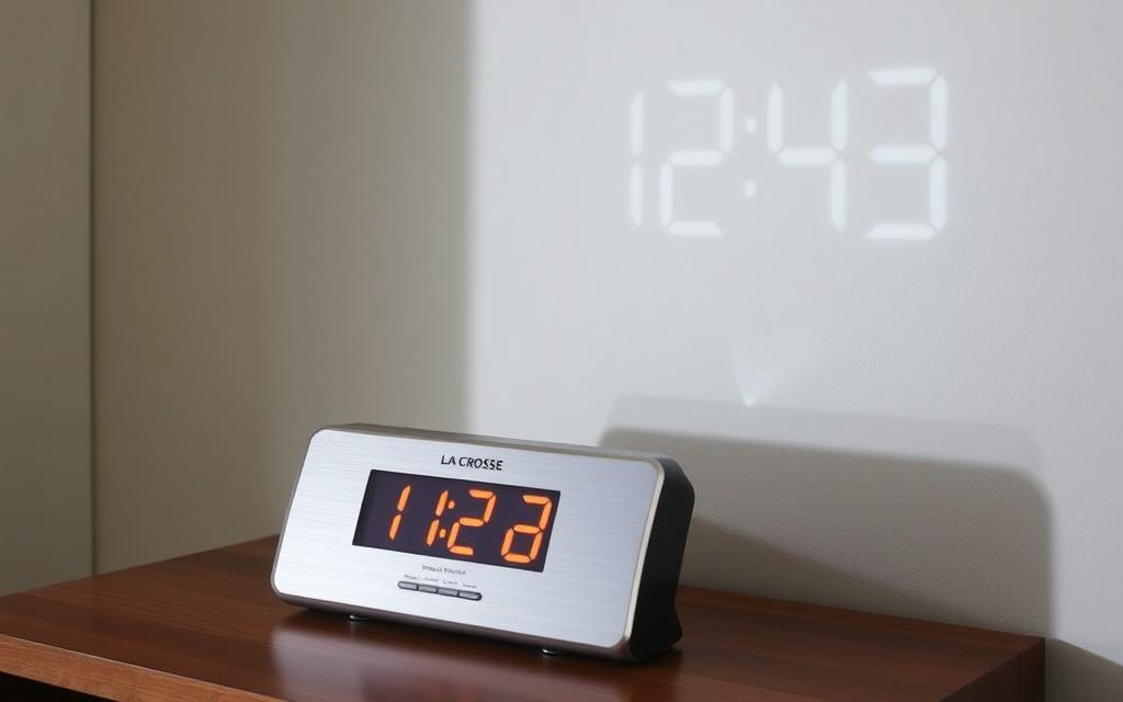 how to set la crosse technology projection clock